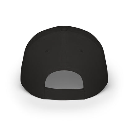 Tagsy Logo Baseball Cap — Low Profile Black Hat with Purple Gamer Icon