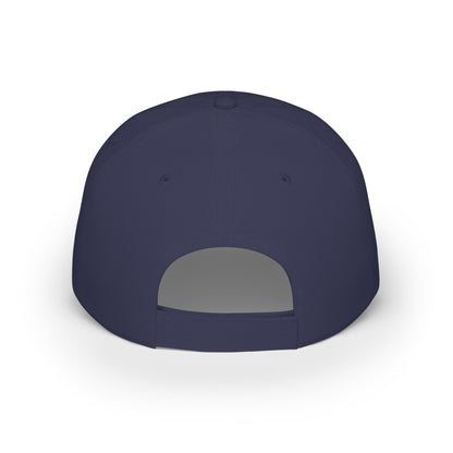 Tagsy Logo Baseball Cap — Low Profile Black Hat with Purple Gamer Icon