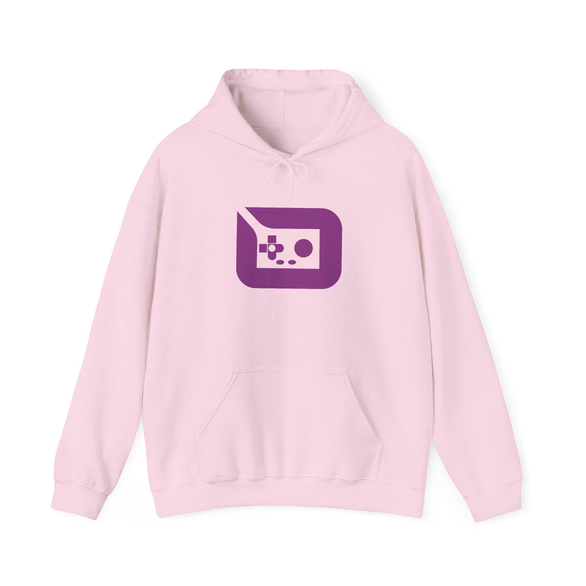 Gaming Icon Hoodie — Purple Retro Controller Logo Hoodie
