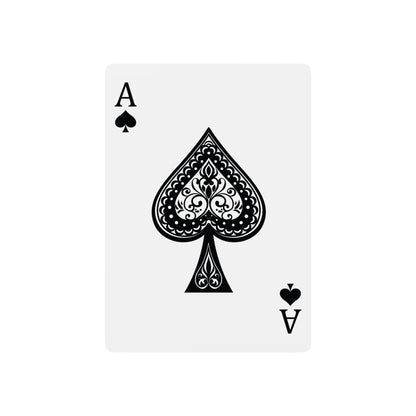 Joker Split-Face Poker Playing Cards — Novelty Casino Deck with Clown Skull Design